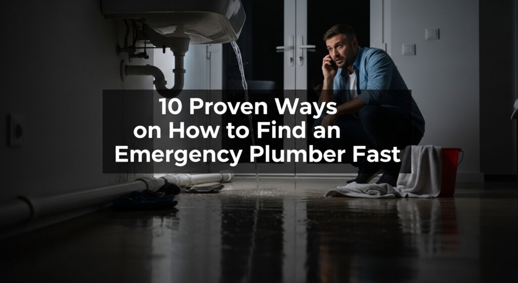 How to Find an Emergency Plumber