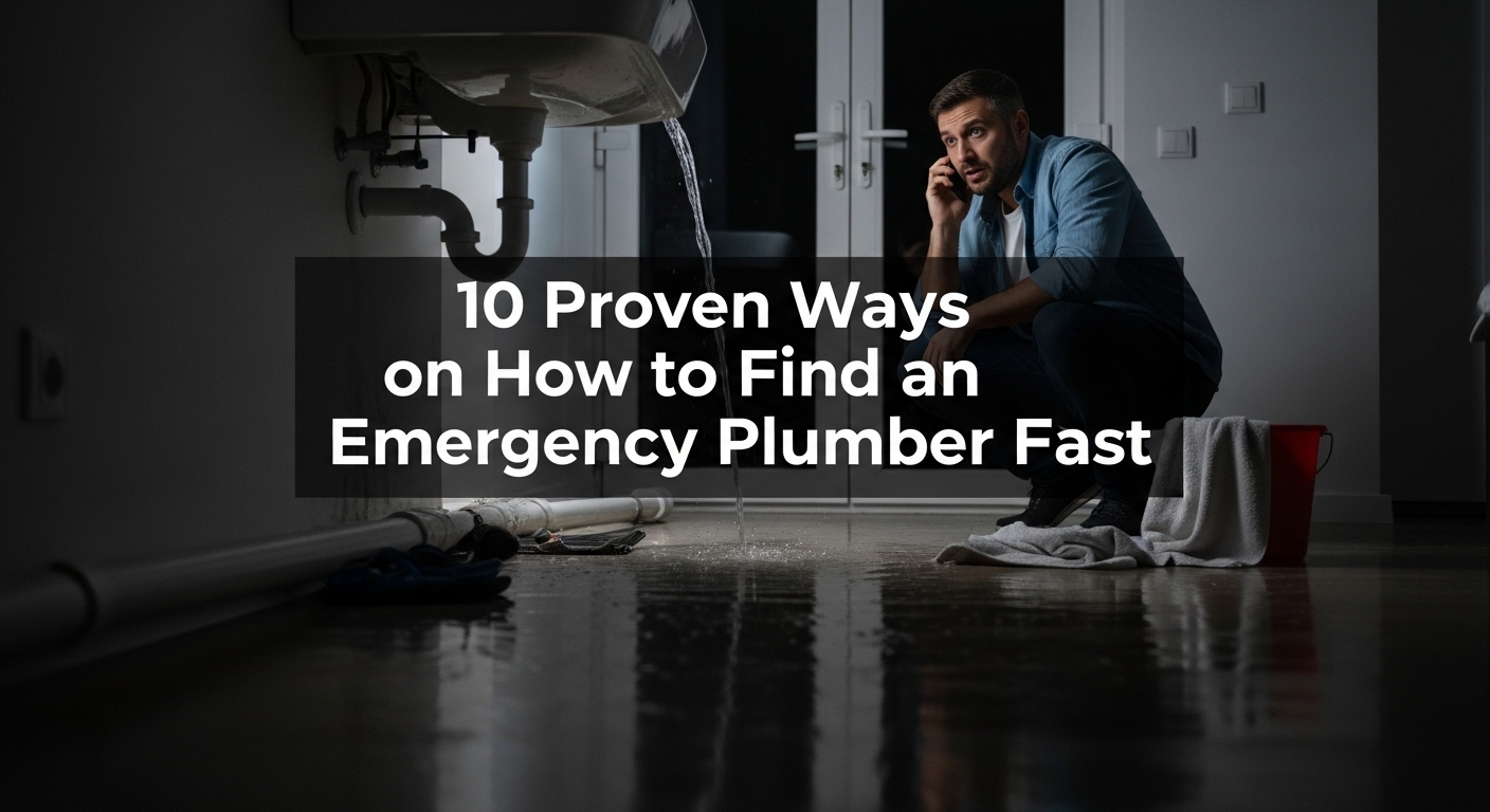 How to Find an Emergency Plumber