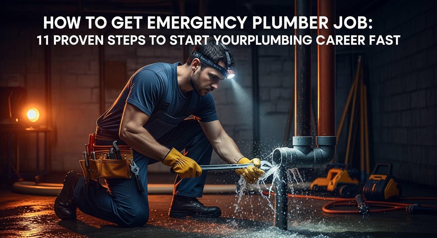 How to Get Emergency Plumber Job