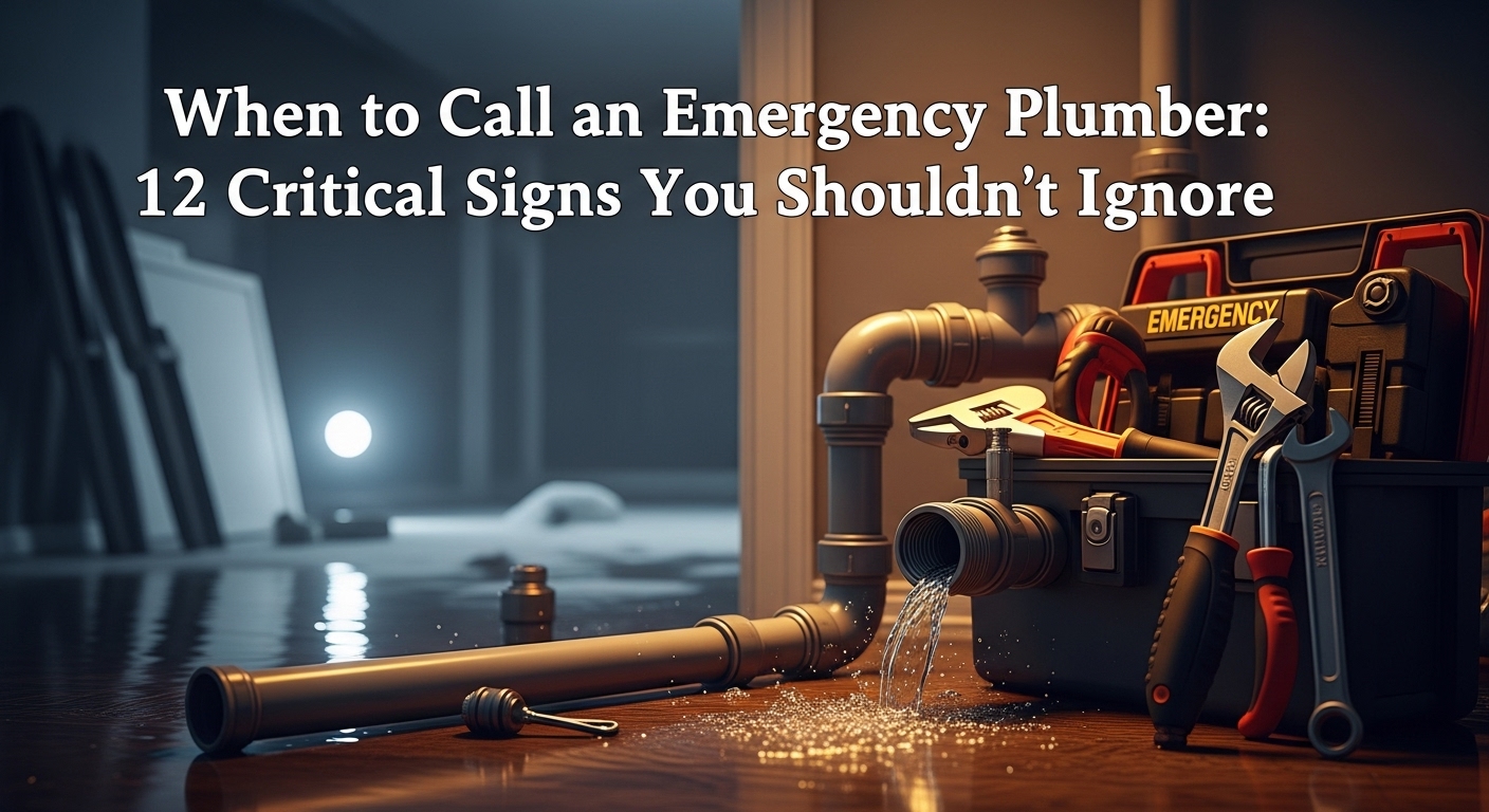 When to call an emergency plumber