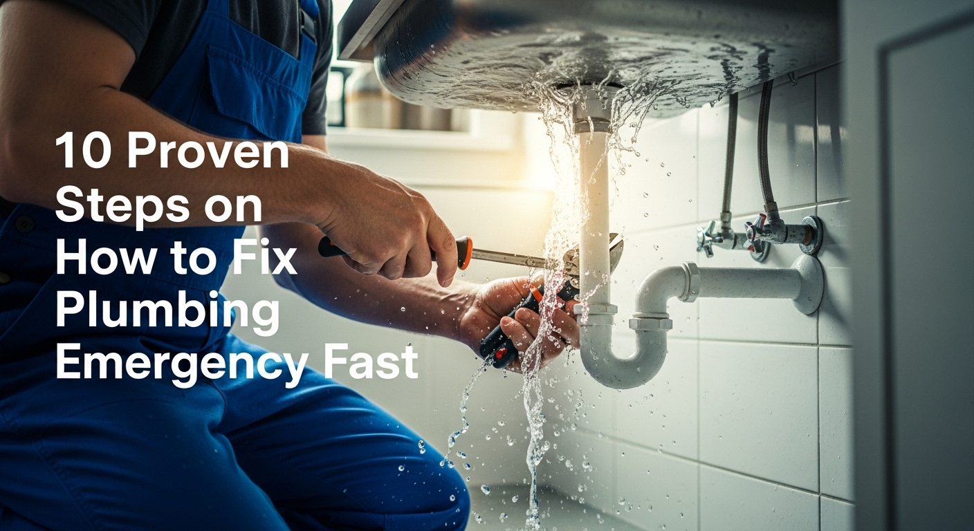 how to fix plumbing emergency