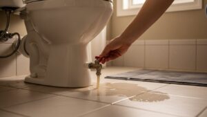 Is a leaking toilet pipe an emergency