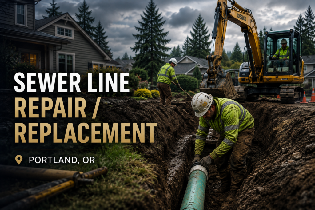 Sewer Line Repair / Replacement in Portland, OR