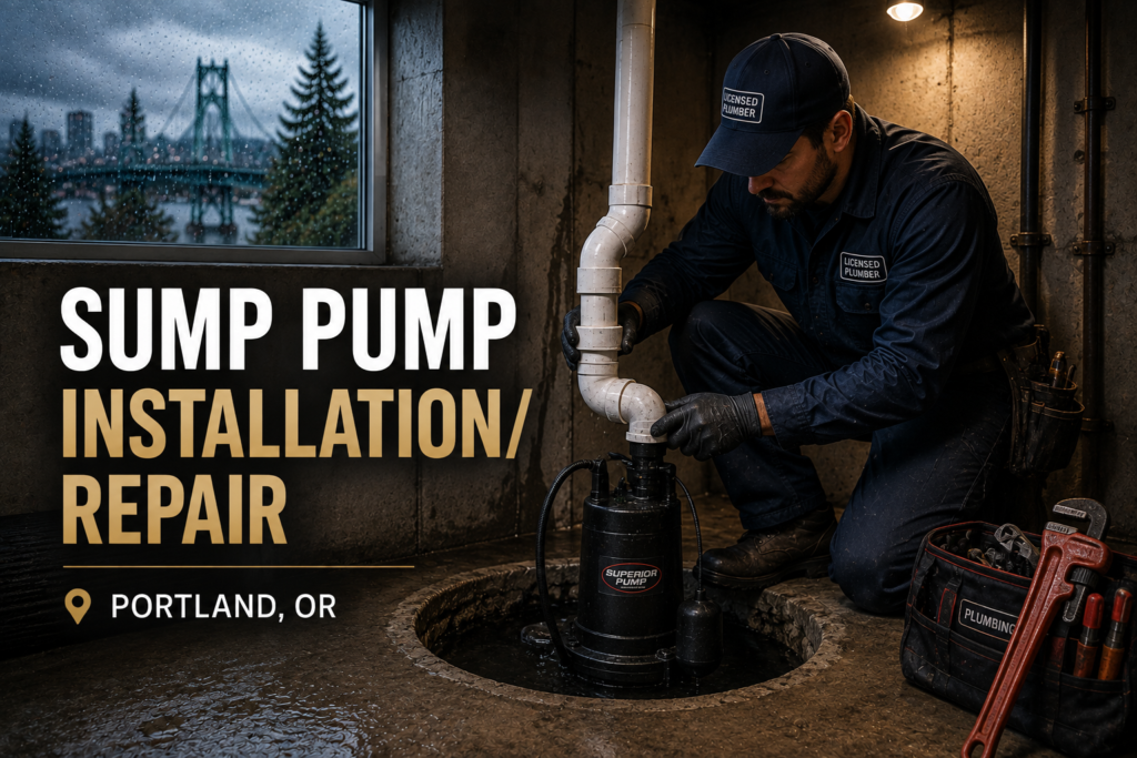 Sump Pump Installation/Repair in Portland, OR