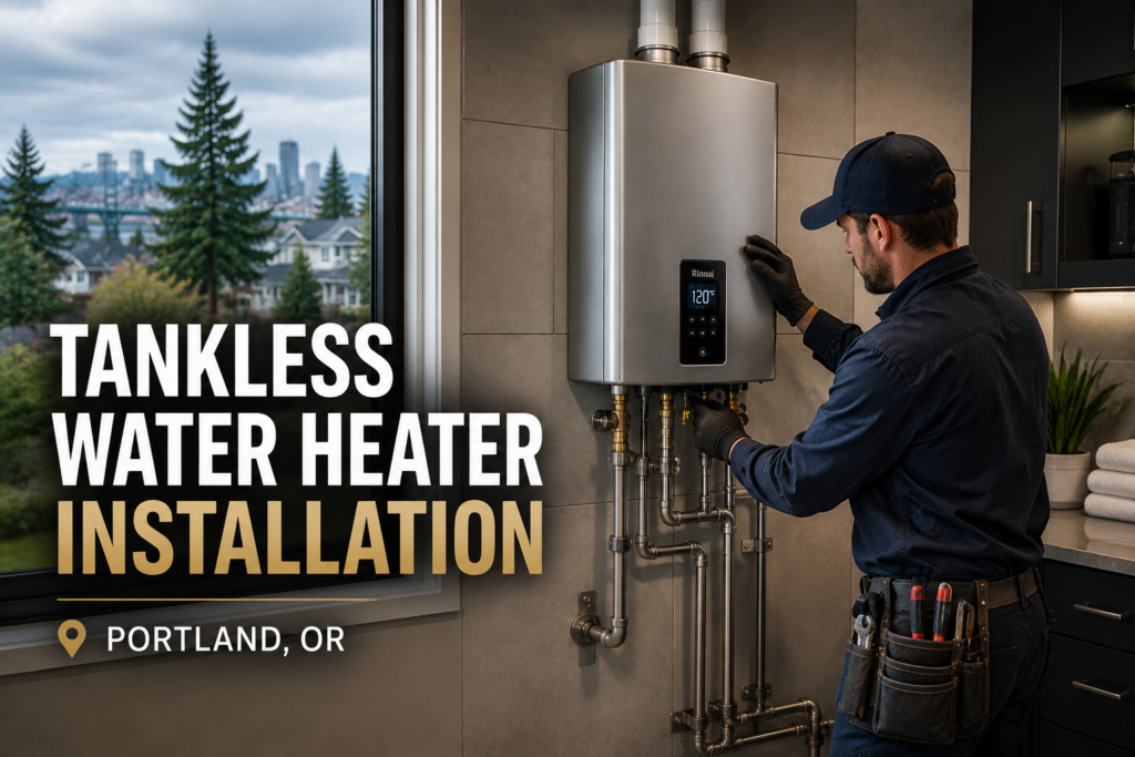 Tankless Water Heater Installation in Portland, OR